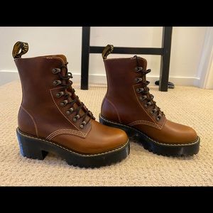 Dr. Martens brown lace up boot!